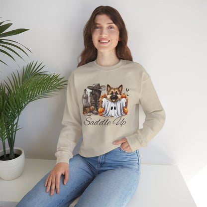 Unisex Heavy Blend™ Crewneck Sweatshirt - Cowgirl's Best Friend