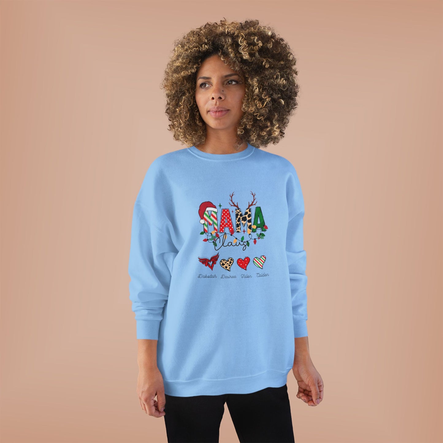 Mama Claus Personalized Unisex EcoSmart® Crewneck Sweatshirt