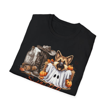 Germany Shepherd Puppy Halloween Softstyle T-Shirt