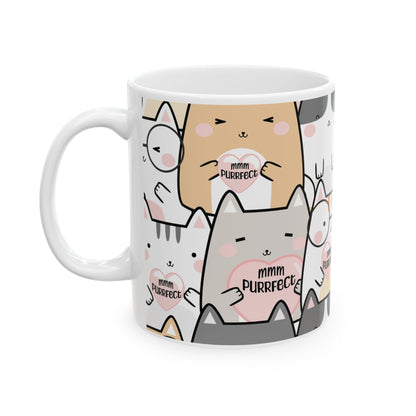 MMM PURFECT Ceramic Mug, (11oz, 15oz)