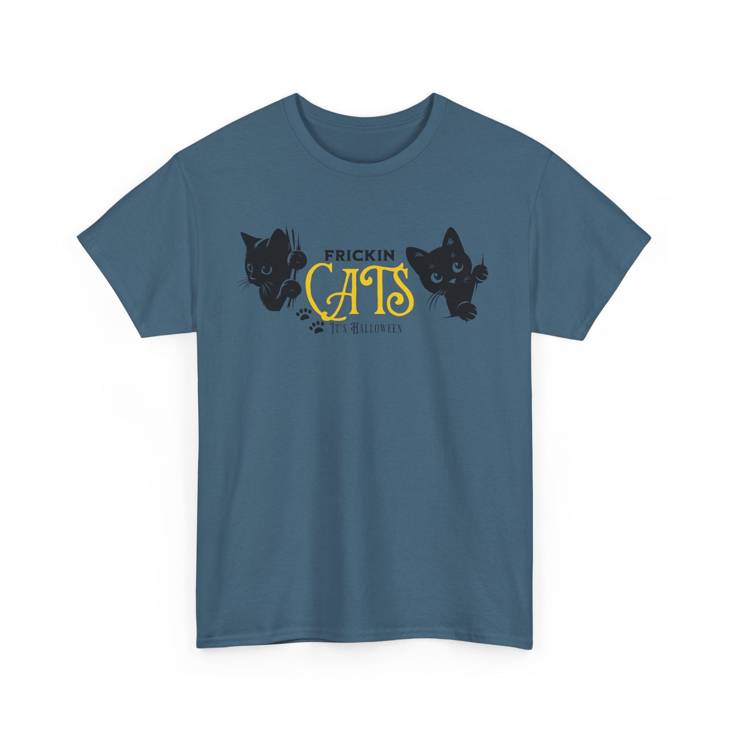 Unisex Heavy Cotton Tee - Frickin Cats