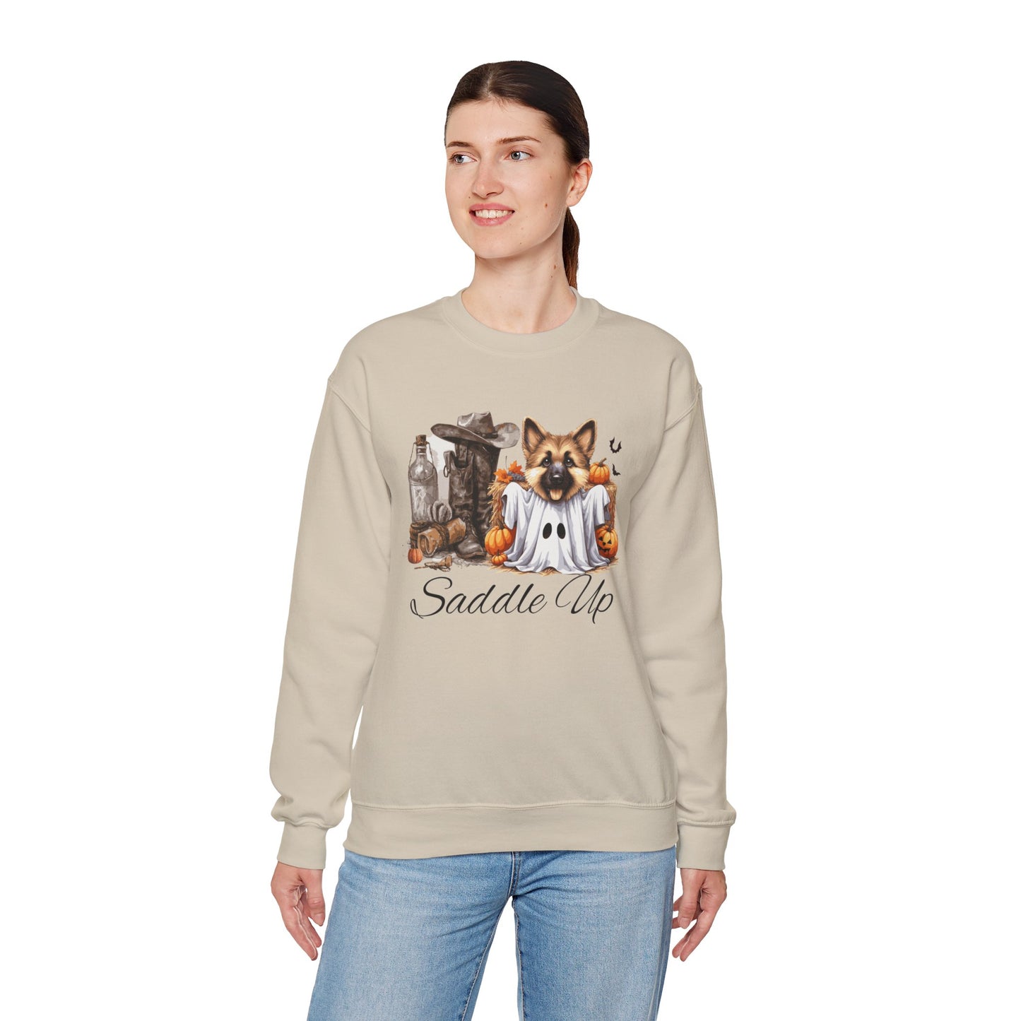 Unisex Heavy Blend™ Crewneck Sweatshirt - Cowgirl's Best Friend