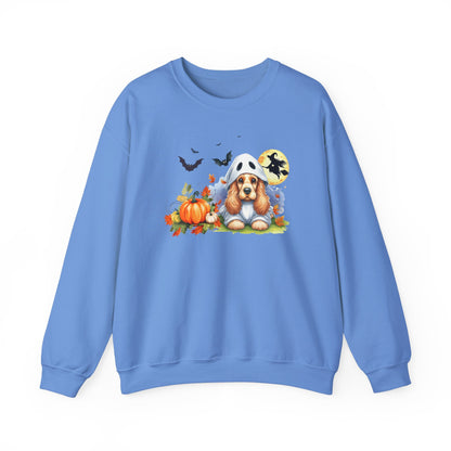 Unisex Heavy Blend™ Crewneck Sweatshirt - Cocker Spaniel Ghost Puppy