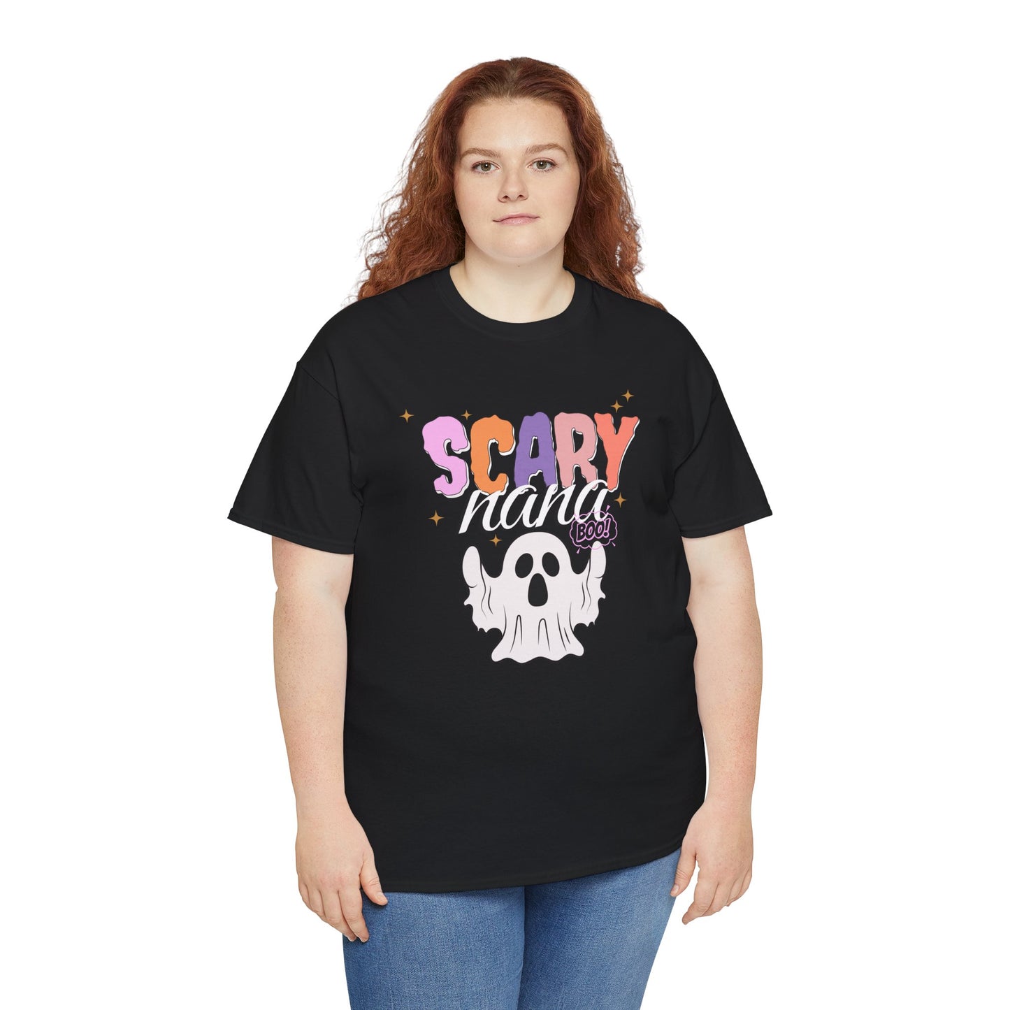 Unisex Heavy Cotton Tee - Scary Nana