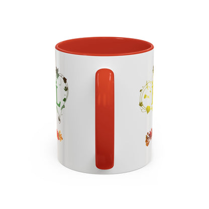 Accent Coffee Mug (11, 15oz) Fall Leaves