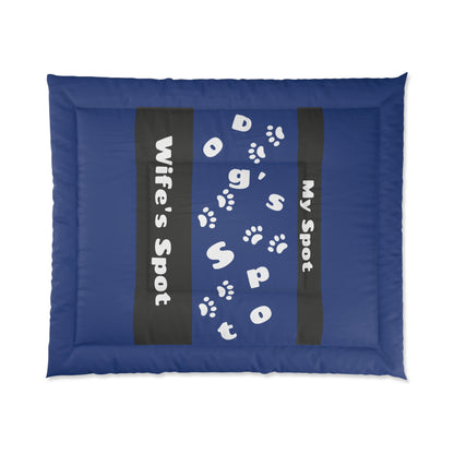 Dog's Spot Comforter - Blue