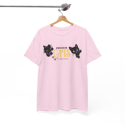 Unisex Heavy Cotton Tee - Frickin Cats