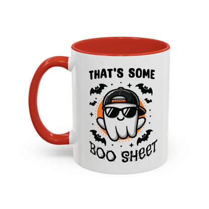 Halloween Accent Coffee Mug (11 oz) - That's Some Boo Sheet