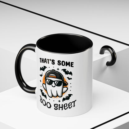 Halloween Accent Coffee Mug (11 oz) - That's Some Boo Sheet