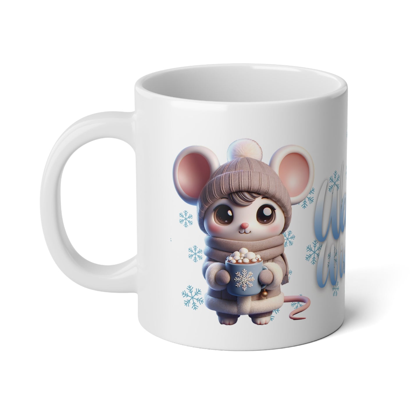 Warm Wishes Mouse Jumbo Mug, 20oz