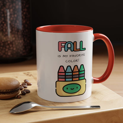 Fall Is My Favorite Color - Accent Coffee Mug (11, 15oz)