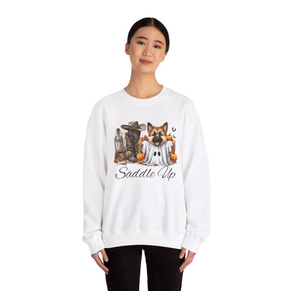 Unisex Heavy Blend™ Crewneck Sweatshirt - Cowgirl's Best Friend