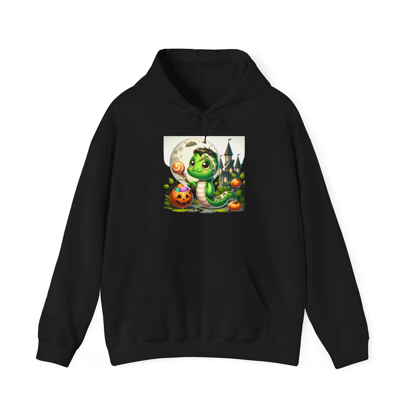 Baby Frankenstein Hooded Sweatshirt - This cute whimsical baby Frankenstein will surely endear you instead of creating fear and terror!