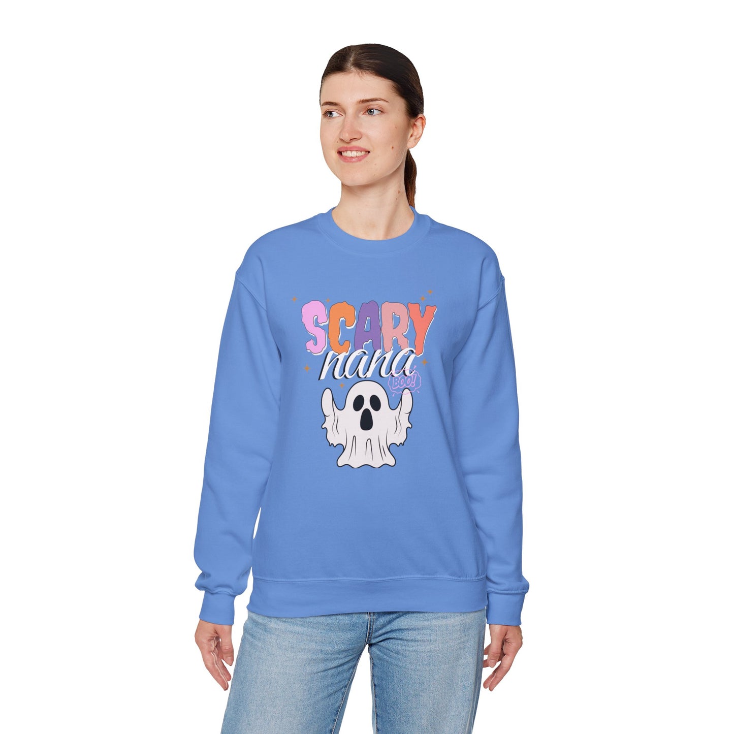 Unisex Heavy Blend™ Crewneck Sweatshirt - Scary Nana