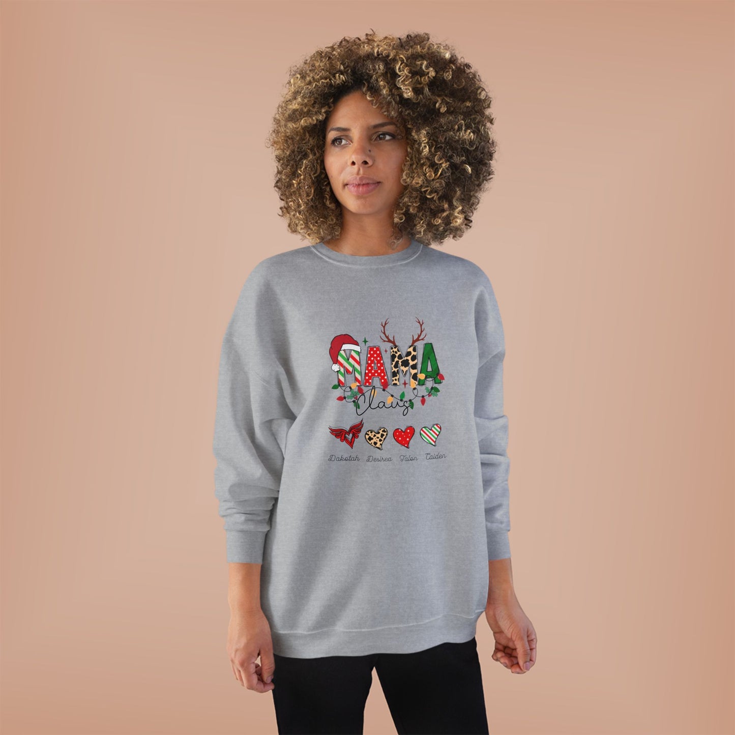 Mama Claus Personalized Unisex EcoSmart® Crewneck Sweatshirt