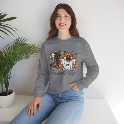 Unisex Heavy Blend™ Crewneck Sweatshirt - Cowgirl's Best Friend