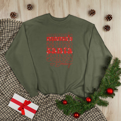 Mama's Santa Baby Unisex EcoSmart® Crewneck Sweatshirt