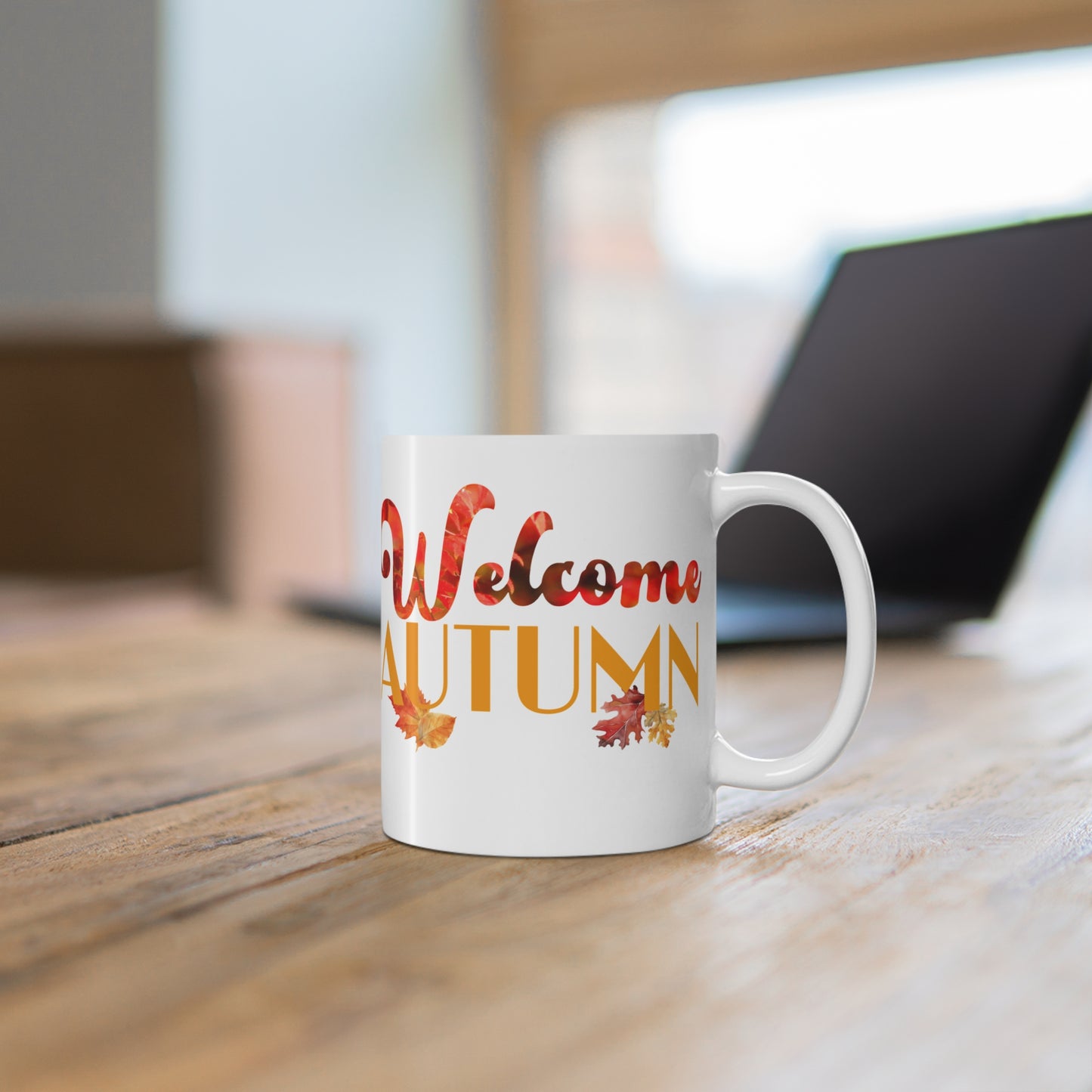 Welcome Autumn Leaves - Mug 11oz