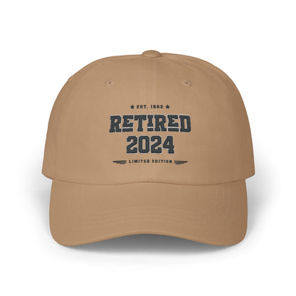 Embroidery Retired Dad Cap - Custom