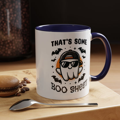 Halloween Accent Coffee Mug (11 oz) - That's Some Boo Sheet