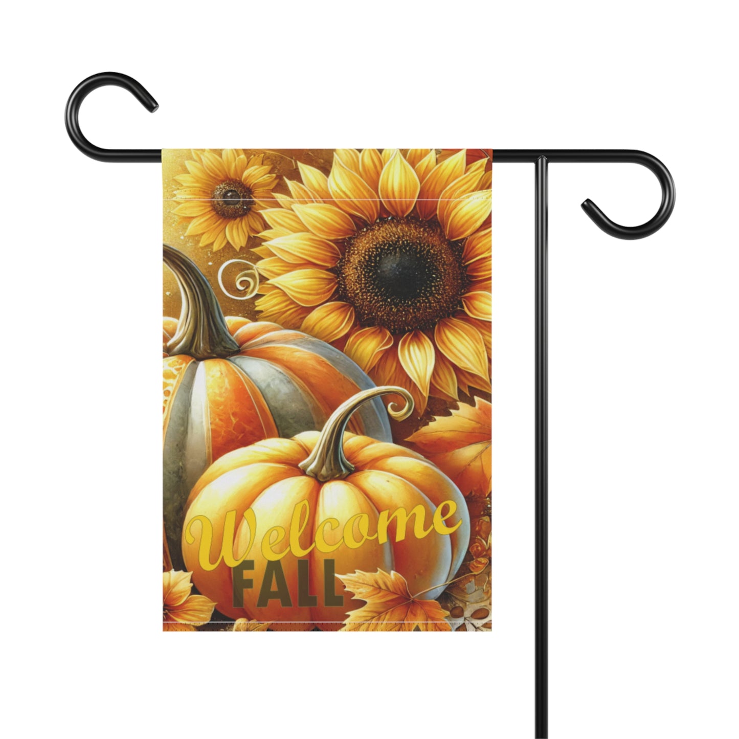 Garden & House Banner - Pumpkins Welcome Fall