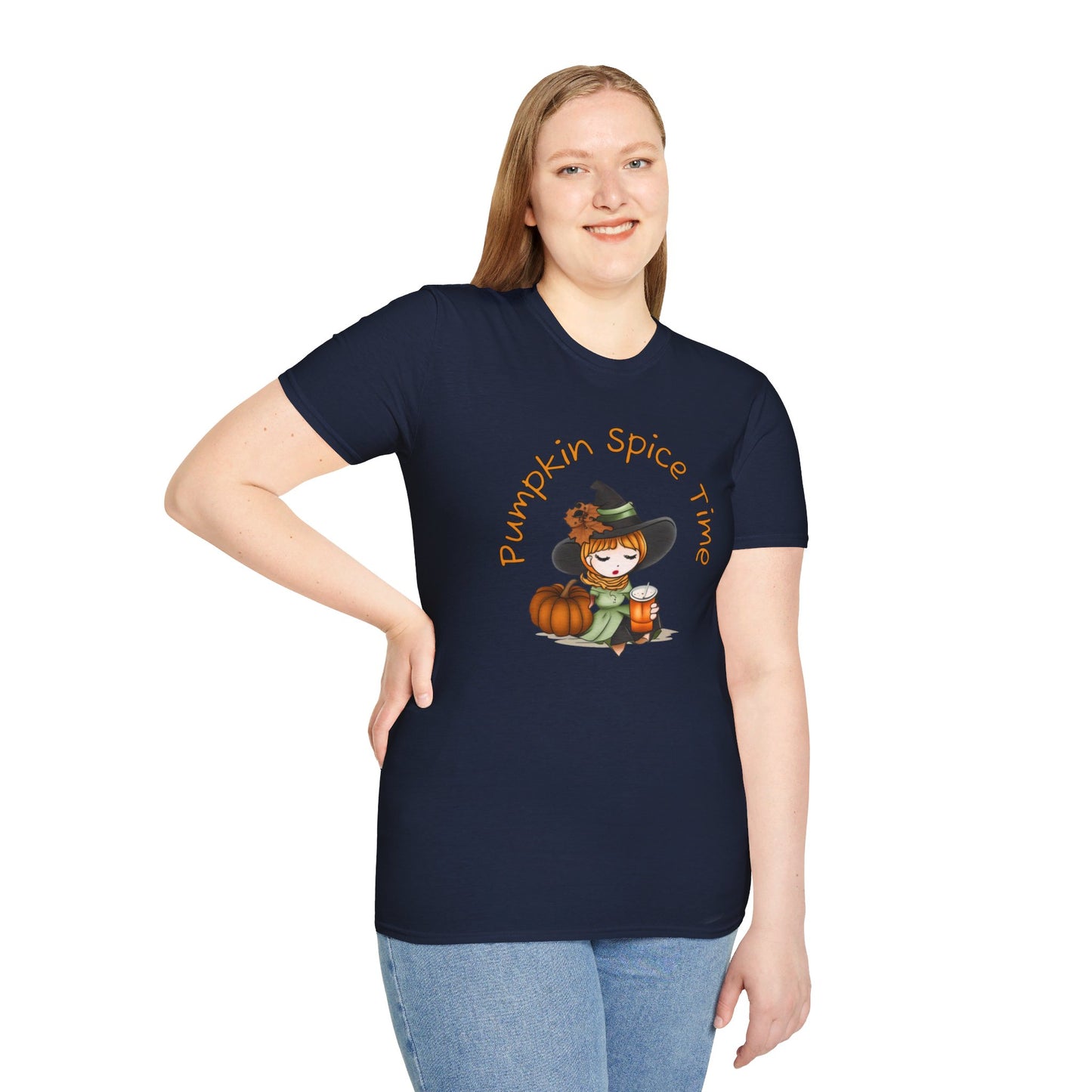 Pumpkin Spice Witch T-Shirt - Adorable Halloween Witch is all about her Pumpkin Spice