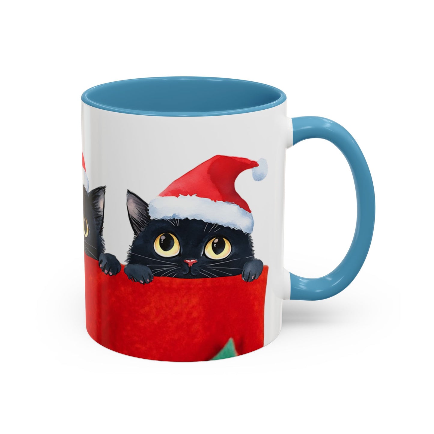 Accent Coffee Mug (11, 15oz) We 3 Kittens