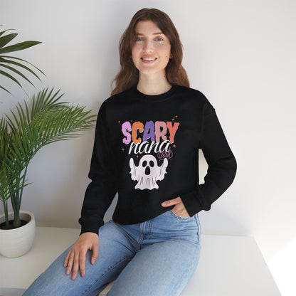 Unisex Heavy Blend™ Crewneck Sweatshirt - Scary Nana