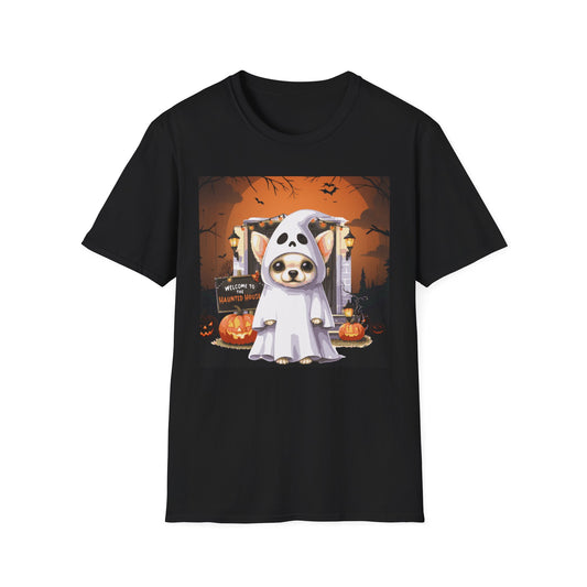 Unisex Softstyle T-Shirt - Chihuahua Ghost Puppy