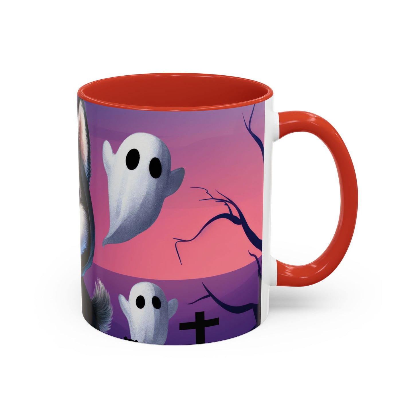 Halloween Accent Coffee Mug (11 oz) - Punisher Husky