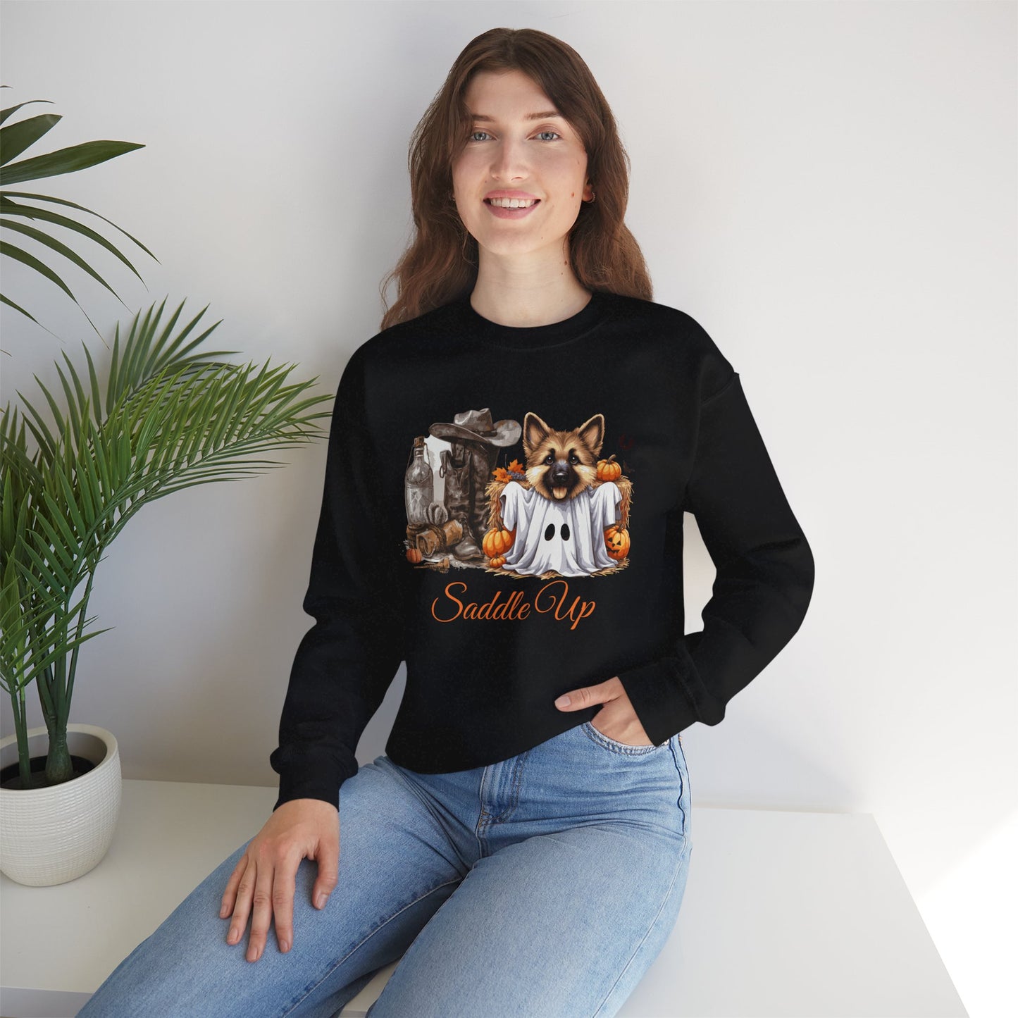 Unisex Heavy Blend™ Crewneck Sweatshirt - Cowgirl's Best Friend