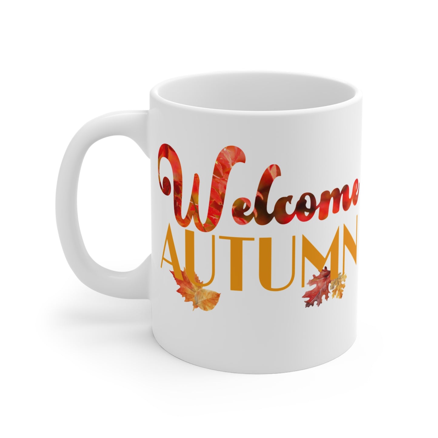 Welcome Autumn Leaves - Mug 11oz