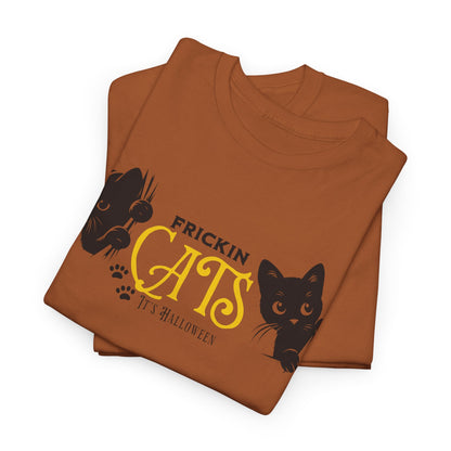 Unisex Heavy Cotton Tee - Frickin Cats