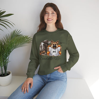 Unisex Heavy Blend™ Crewneck Sweatshirt - Cowgirl's Best Friend