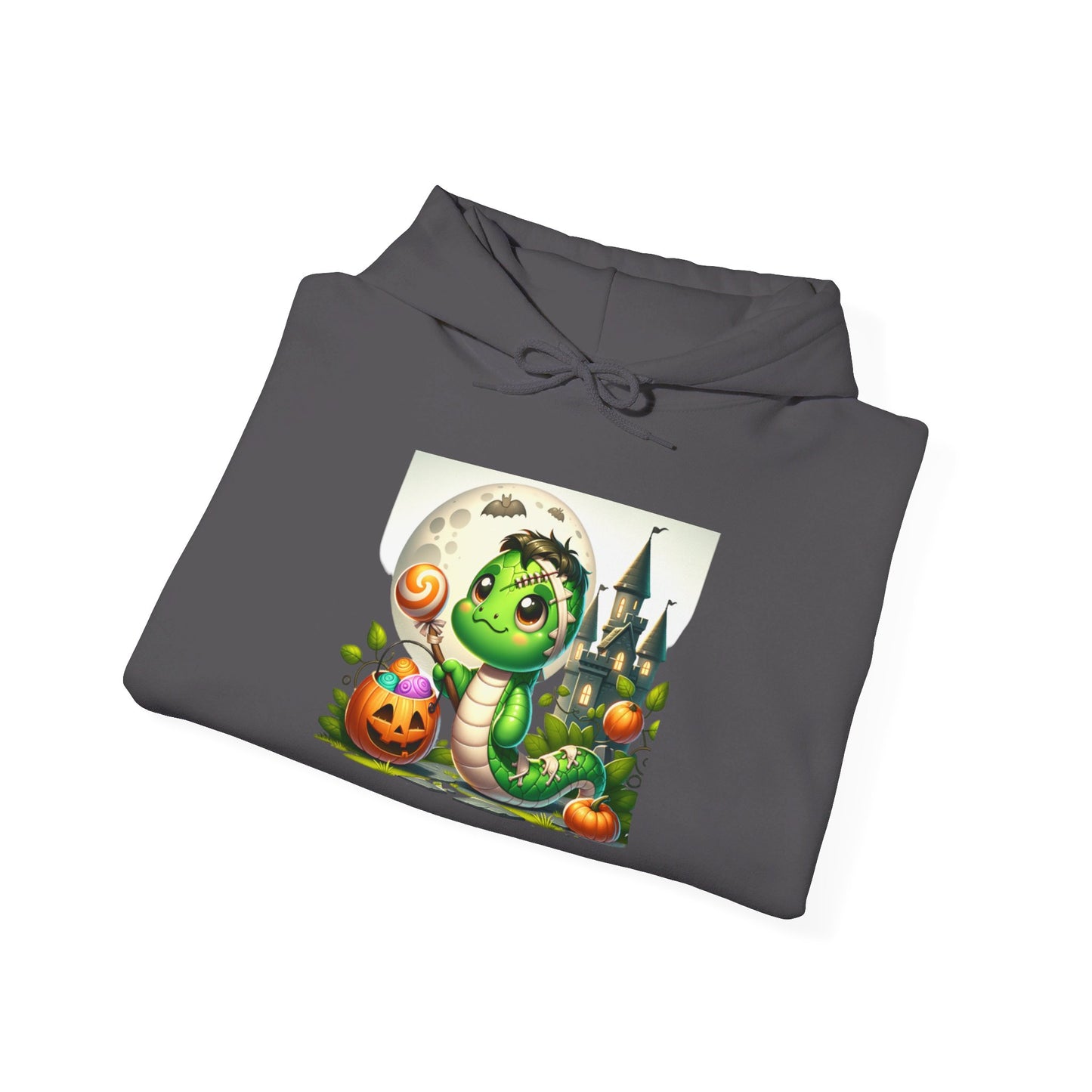 Baby Frankenstein Hooded Sweatshirt - This cute whimsical baby Frankenstein will surely endear you instead of creating fear and terror!