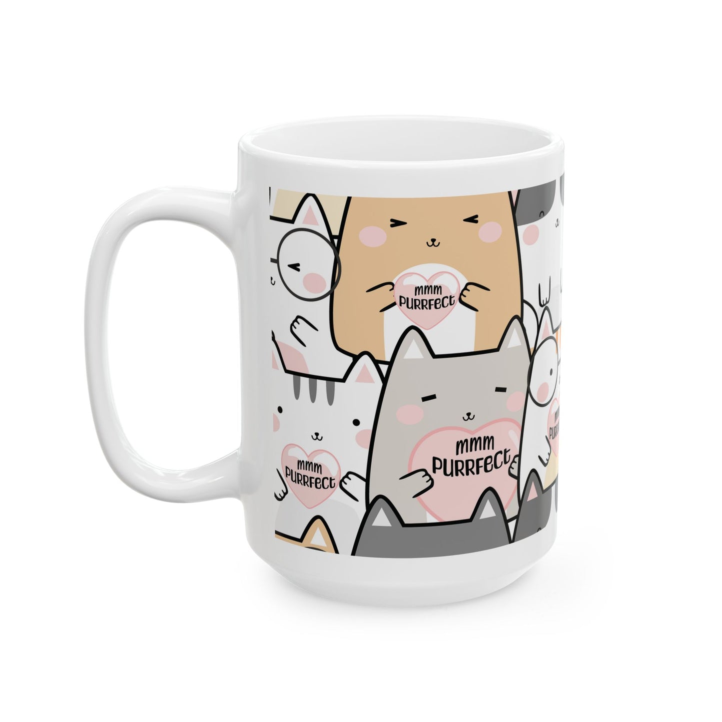 MMM PURFECT Ceramic Mug, (11oz, 15oz)