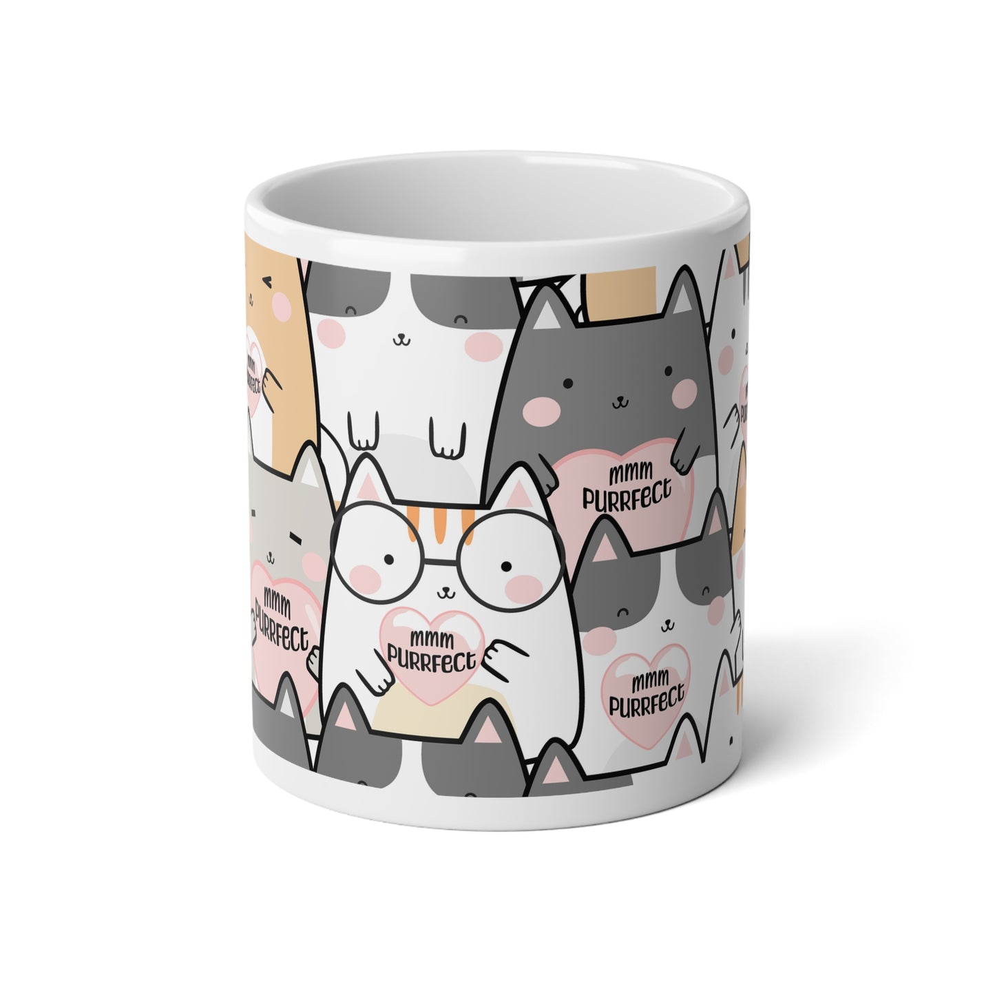 mmm Purrect Jumbo Mug, 20oz