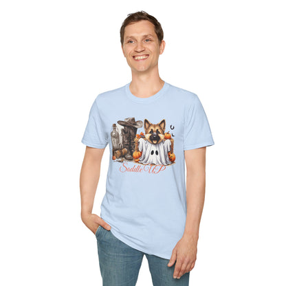 Germany Shepherd Puppy Halloween Softstyle T-Shirt