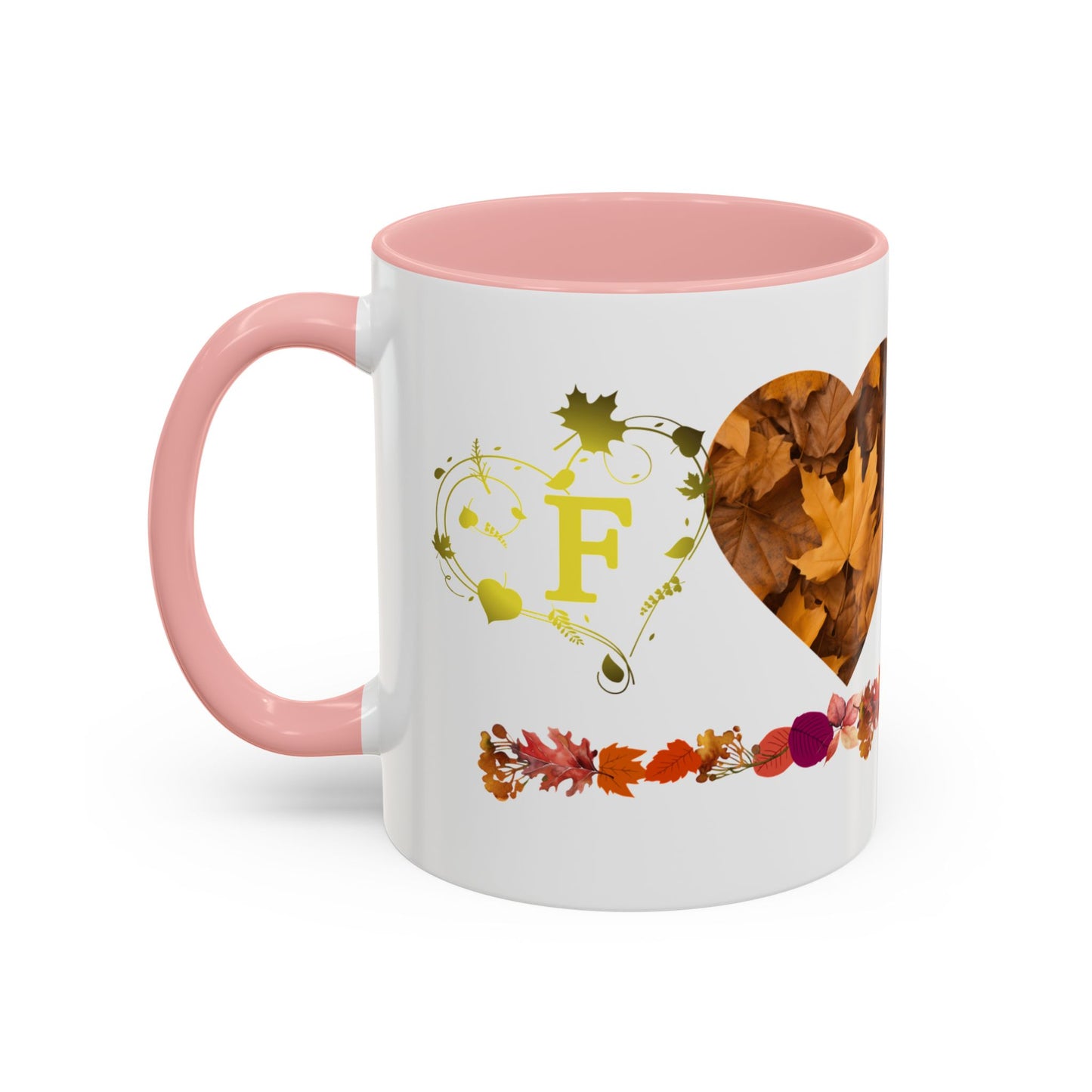 Accent Coffee Mug (11, 15oz) Fall Leaves