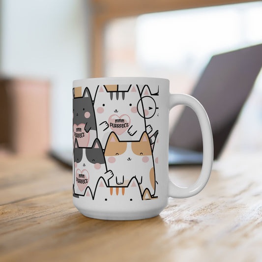 MMM PURFECT Ceramic Mug, (11oz, 15oz)