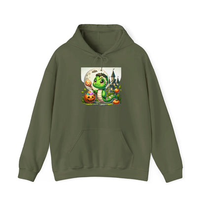 Baby Frankenstein Hooded Sweatshirt - This cute whimsical baby Frankenstein will surely endear you instead of creating fear and terror!