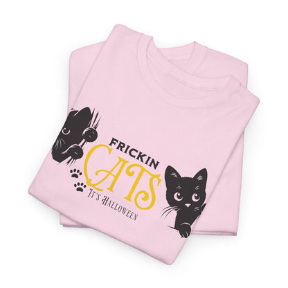 Unisex Heavy Cotton Tee - Frickin Cats