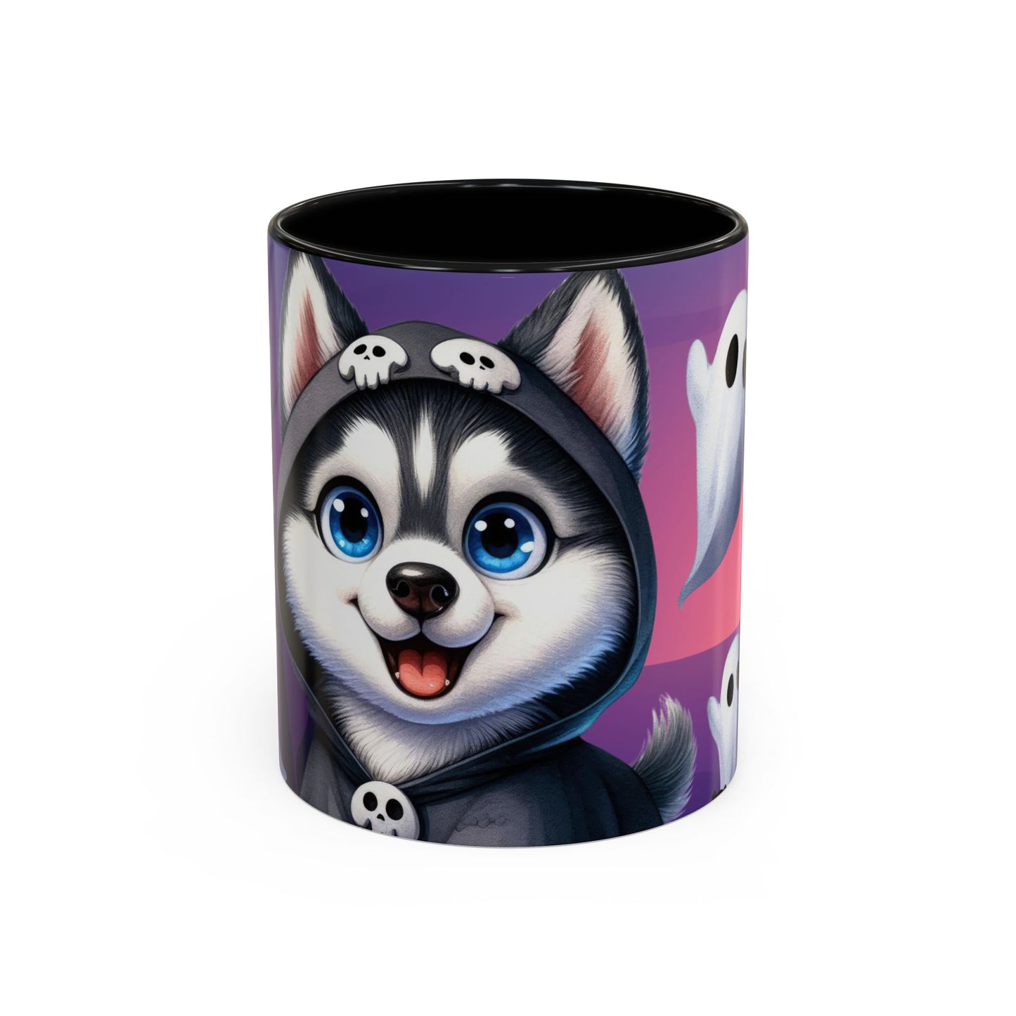 Halloween Accent Coffee Mug (11 oz) - Punisher Husky