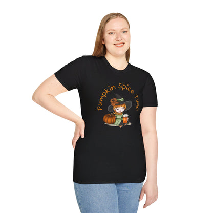 Pumpkin Spice Witch T-Shirt - Adorable Halloween Witch is all about her Pumpkin Spice