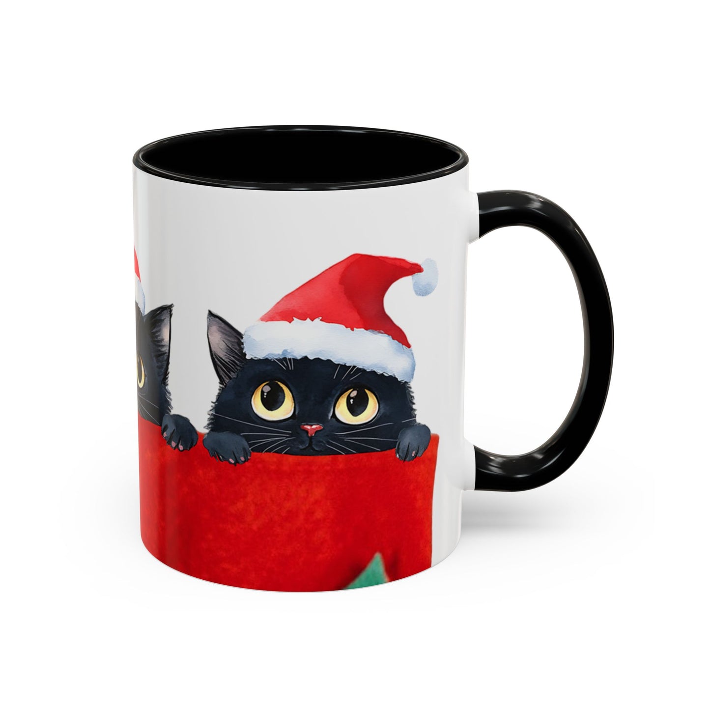 Accent Coffee Mug (11, 15oz) We 3 Kittens