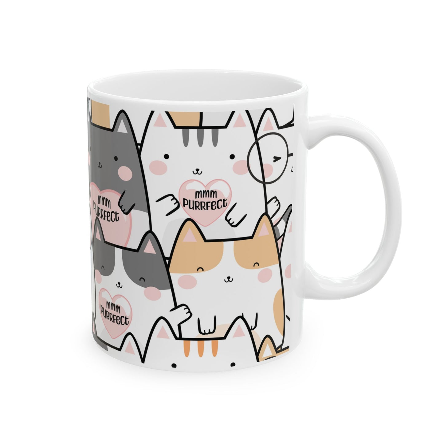 MMM PURFECT Ceramic Mug, (11oz, 15oz)