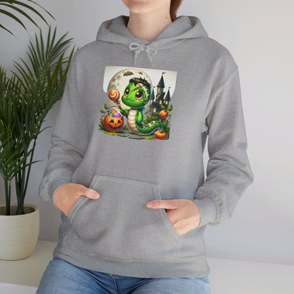 Baby Frankenstein Hooded Sweatshirt - This cute whimsical baby Frankenstein will surely endear you instead of creating fear and terror!