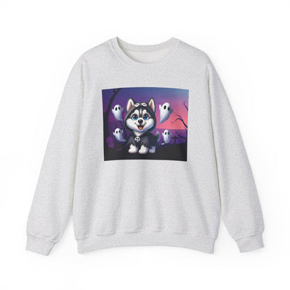 Unisex Heavy Blend™ Crewneck Sweatshirt Husky Ghost Punisher