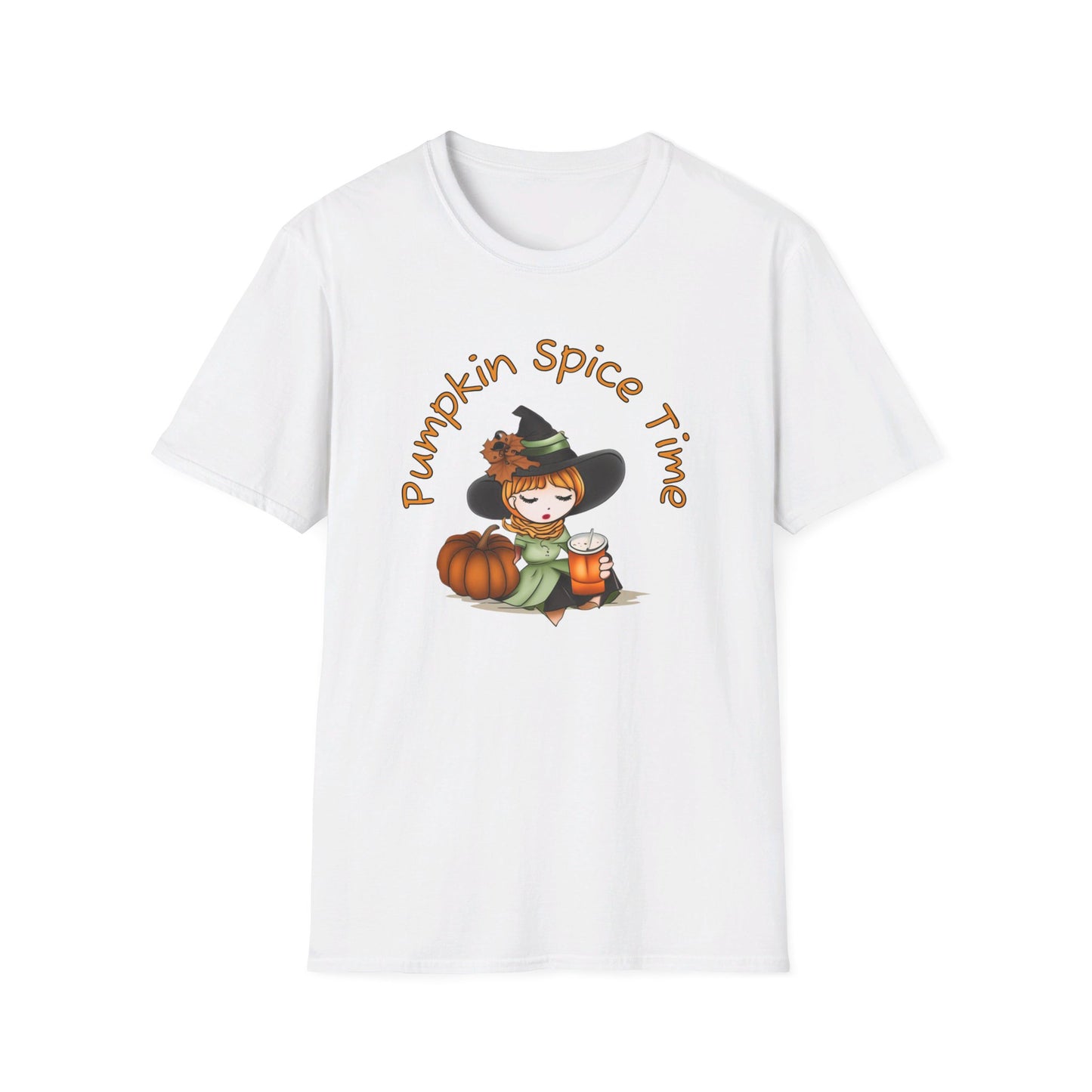 Pumpkin Spice Witch T-Shirt - Adorable Halloween Witch is all about her Pumpkin Spice