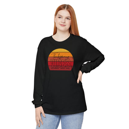 Thanksgiving Vibes Comfort Colors Unisex Garment-dyed Long Sleeve T-Shirt